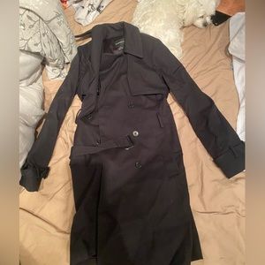 Club Monaco size S black trench coat